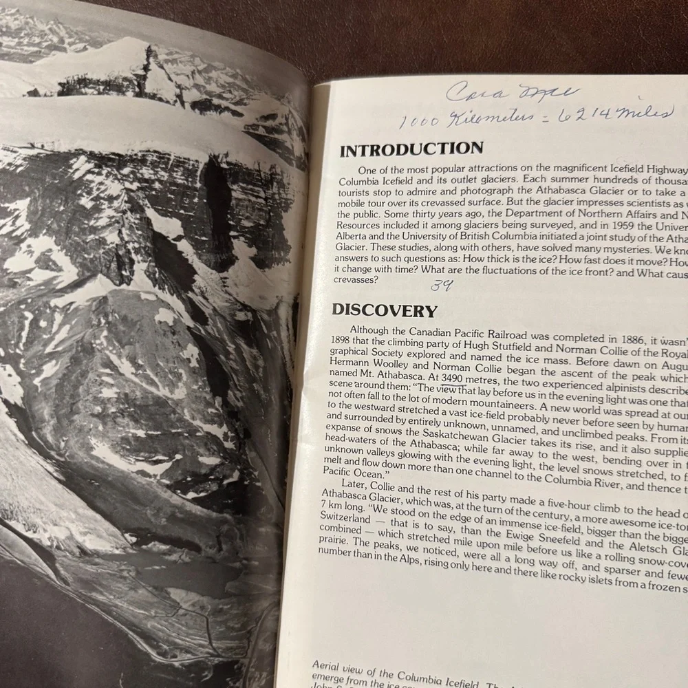 Exploring The Columbia Icefield Paperback Travel Book